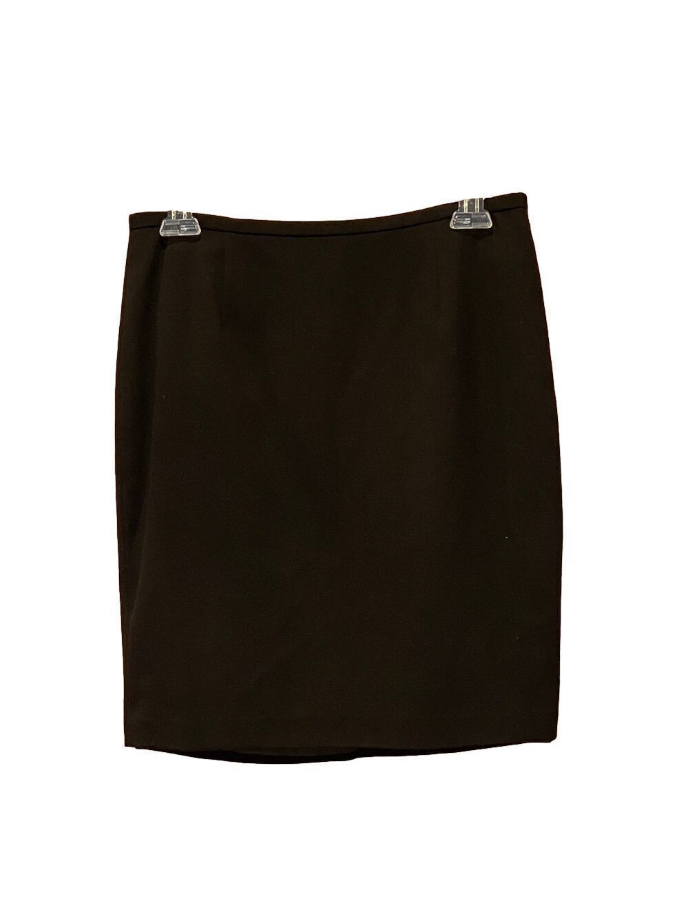 Calvin Klein Classic Black Pencil Skirt Size Medium